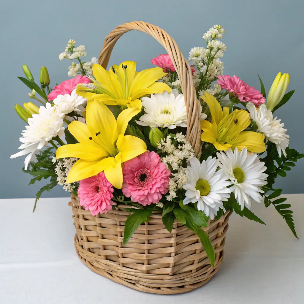 Festive Flower Basket
