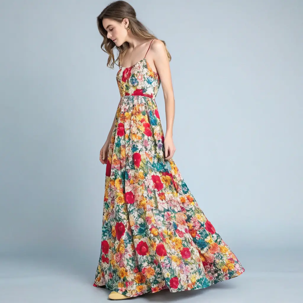 SHMA Floral Maxi
